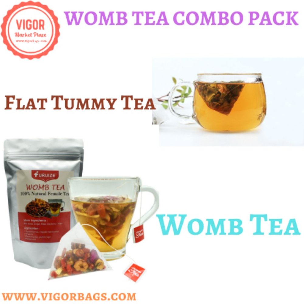 Flat Tummy Tea-28 Day & Womb Tea Combo Pack